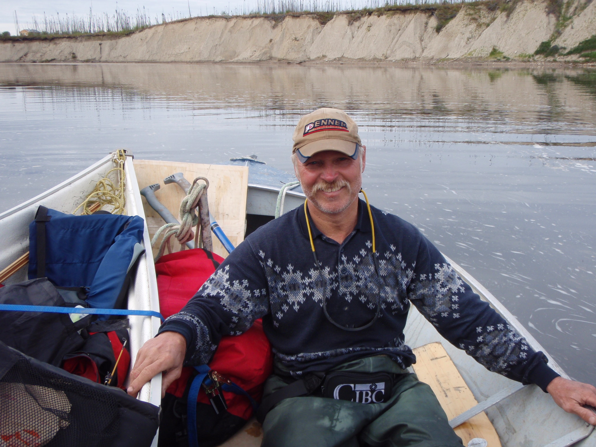 Happy to not be paddling