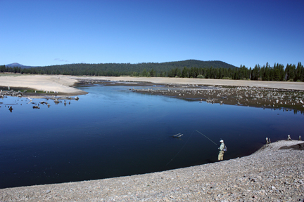 Deschuttes Original Riverbed at Fall Drawdown